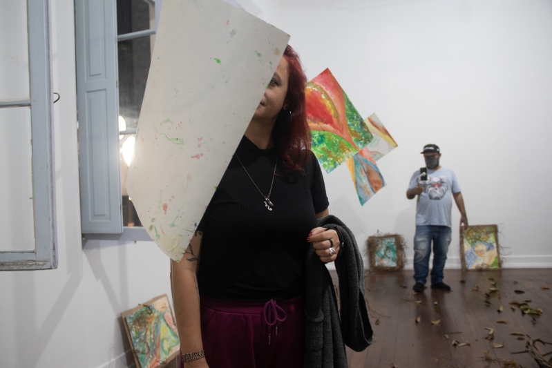 Abertura das exposições “Itajaí: O Passado Presente”, por Magru Floriano, e “Mulheres oníricas na magia dos orixás”, por Sabrina Vianna