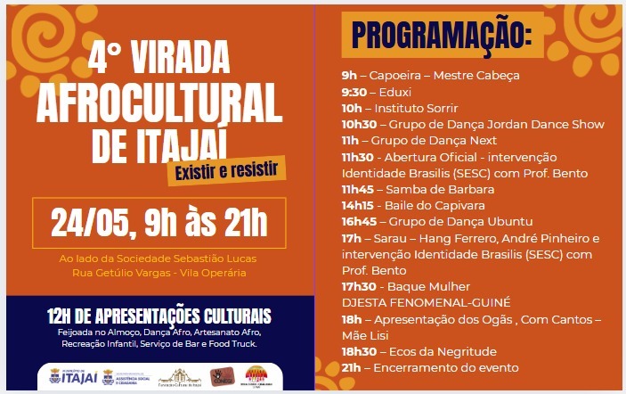 4ª Virada Afrocultural de Itajaí logo